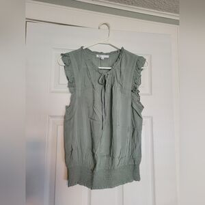 Women's Sage Light Colored Top